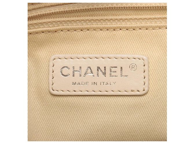 Timeless Chanel Kleine Denim-Tote-Tasche Blau Deauville - Ansicht 11