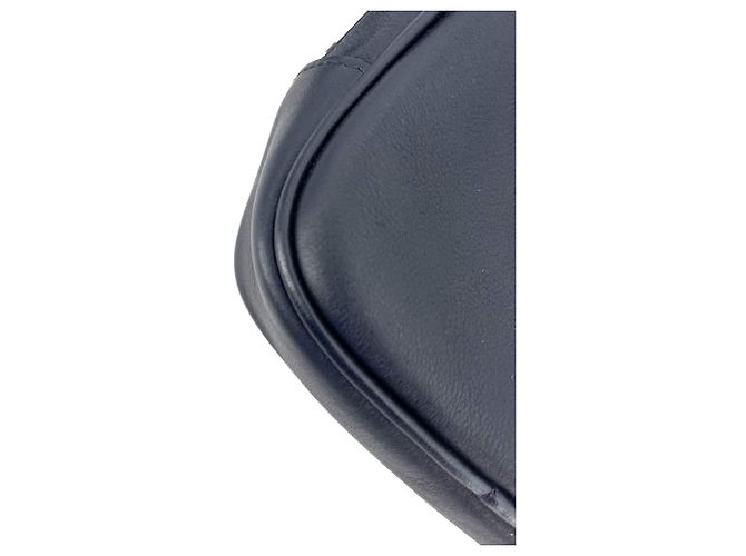 Saint Laurent Borsa per fotocamera in pelle blu navy - vista 12