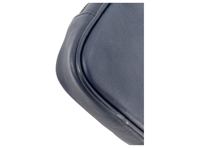 Saint Laurent Borsa per fotocamera in pelle blu navy - vista 13