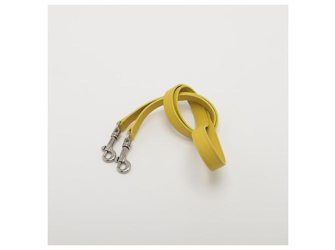 Luggage Céline Borsa tote in pelle di vitello nano drumato 2 vie gialla Giallo - vista 16
