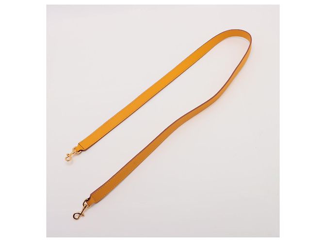 Loewe Gate Mini Top-Handle Tasche aus genarbtem Kalbsleder - Gelb - Ansicht 10