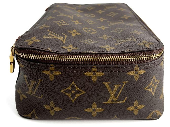 Louis Vuitton Monogramm Canvas Pouch Cube MM Braun - Ansicht 4
