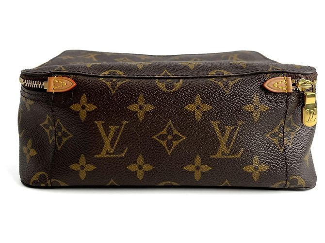 Louis Vuitton Monogramm Canvas Pouch Cube MM Braun - Ansicht 5