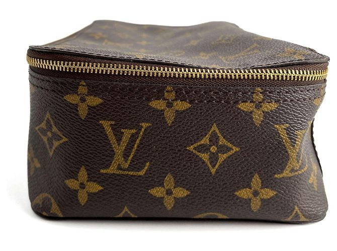 Louis Vuitton Monogramm Canvas Pouch Cube MM Braun - Ansicht 6