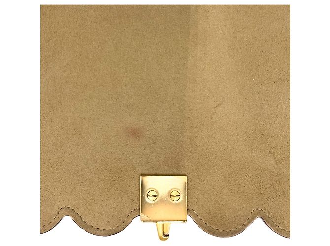 Fendi Borsa a mano in pelle di vitello beige - vista 13