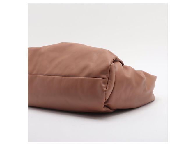Bottega Veneta La grande borsa hobo in pelle marrone - vista 5