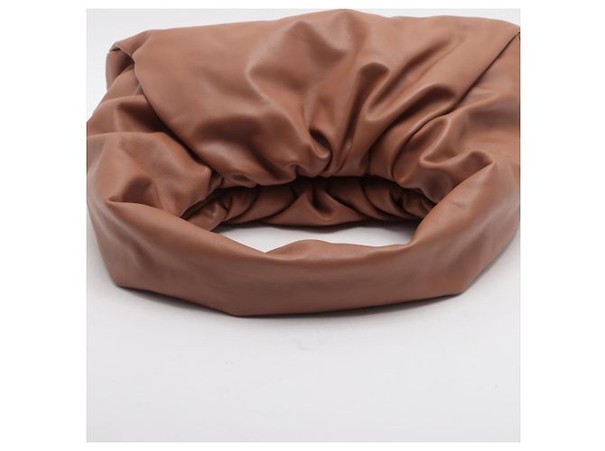 Bottega Veneta La grande borsa hobo in pelle marrone - vista 7