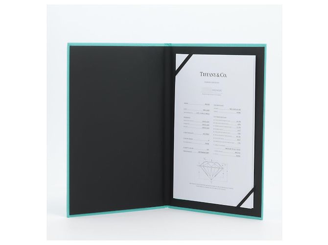 Tiffany & Co Platin-Solitärring mit einem Durchmesser von 15,7 mm - Ansicht 8