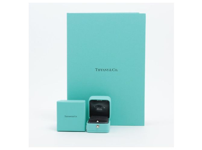 Tiffany & Co Platin-Solitärring mit einem Durchmesser von 15,7 mm - Ansicht 9