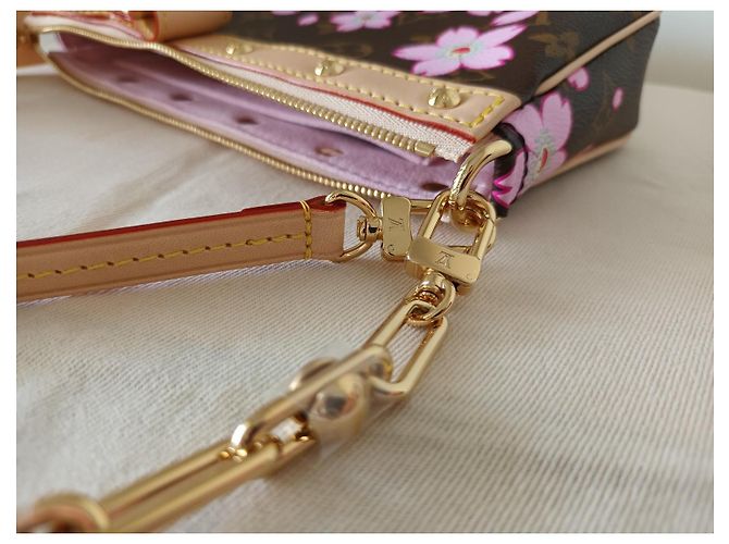 Pochette Accessori Fiore di Ciliegio Louis Vuitton x TMurakami Gold hardware - vista 11