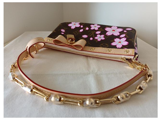 Pochette Accessori Fiore di Ciliegio Louis Vuitton x TMurakami Gold hardware - vista 6