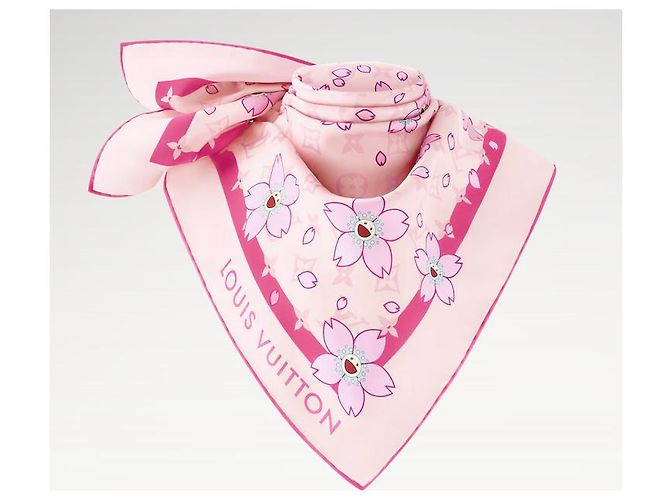 Louis Vuitton LV x Takashi Murakami - Quadrat 70 Monogramm Kirschblüte Pink - Ansicht 3