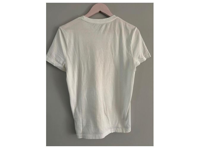 T-shirt classico Louis Vuitton in cotone bianco - vista 4