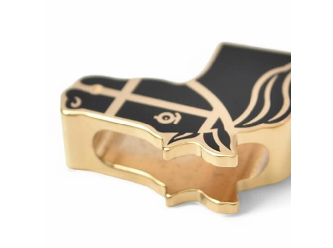 Hermès Hermes Gold Scarf Ring Golden - Ansicht 5