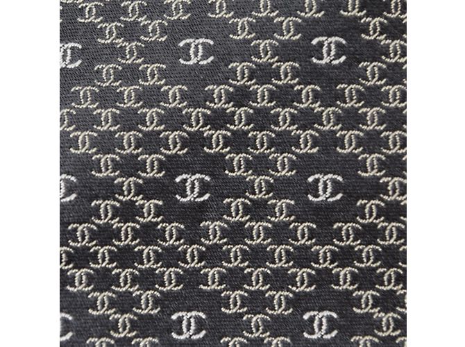 Chanel Black Silk Cravat - view 5