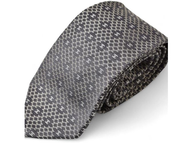 Chanel Black Silk Cravat - view 9