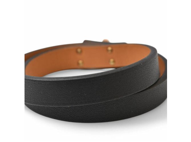 Hermès Bracciale Hermes Kelly in oro nero e rosa D'oro - vista 4