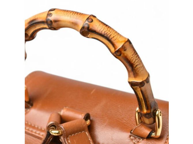 Gucci Mini Leder-Rucksack Braun - Ansicht 14