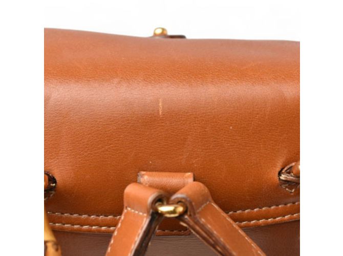 Gucci Mini Leder-Rucksack Braun - Ansicht 15
