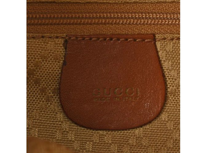 Gucci Mini Leder-Rucksack Braun - Ansicht 7