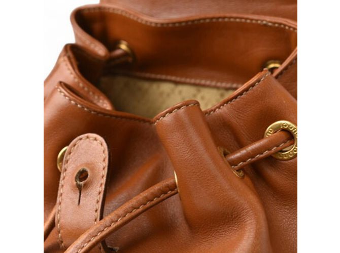 Gucci Mini Leder-Rucksack Braun - Ansicht 9