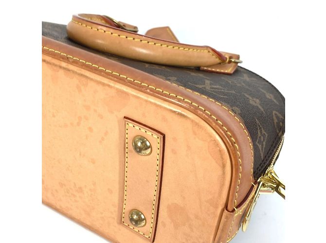 Louis Vuitton Monogram Alma BB Umhängetasche Braun - Ansicht 7