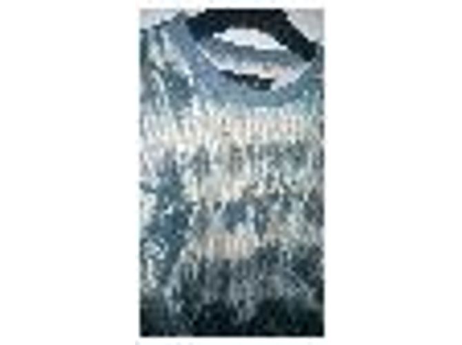 Camiseta Amiri estampada Tie & Dye Azul/Branco - vista 5