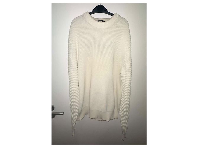 Pull Louis Vuitton Rue du Pont Neuf Blanco Blanco roto - vista 4