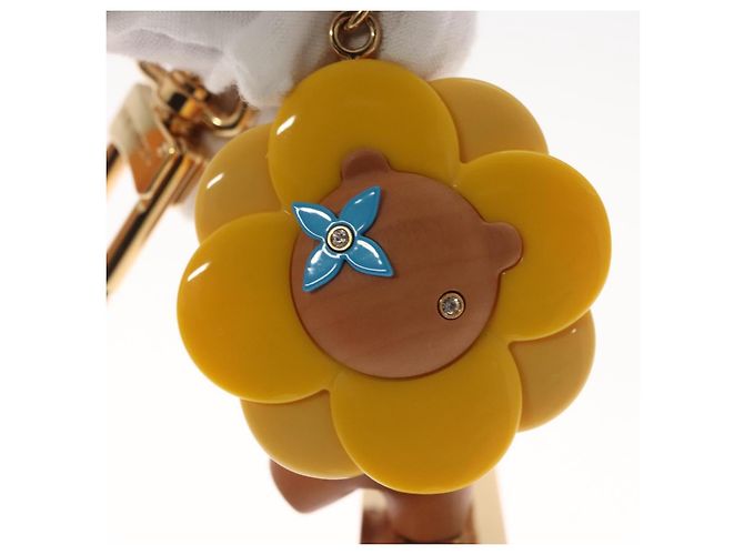 LOUIS VUITTON Petula Skate Charm Metall Gelb M00869 LV Auth 115991S - Ansicht 10