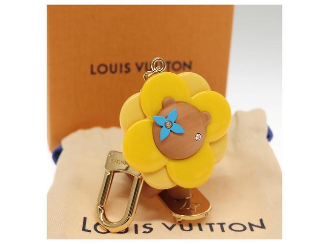 LOUIS VUITTON Petula Skate Charm Metall Gelb M00869 LV Auth 115991S - Ansicht 12