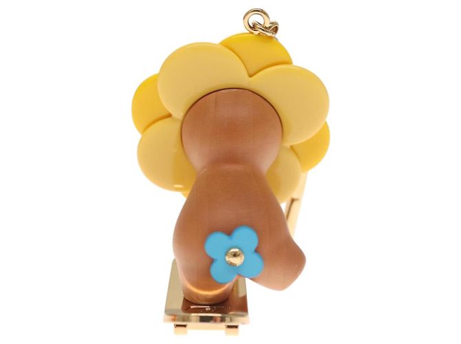 LOUIS VUITTON Petula Skate Charm Metall Gelb M00869 LV Auth 115991S - Ansicht 2