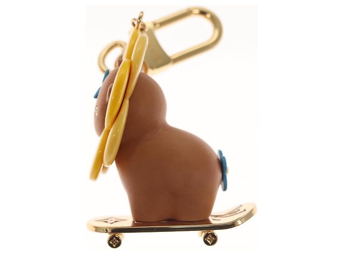 LOUIS VUITTON Petula Skate Charm Metall Gelb M00869 LV Auth 115991S - Ansicht 3