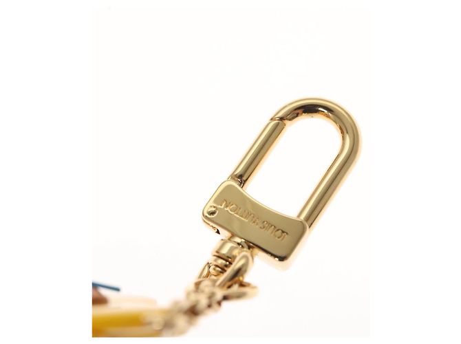 LOUIS VUITTON Petula Skate Charm Metall Gelb M00869 LV Auth 115991S - Ansicht 7