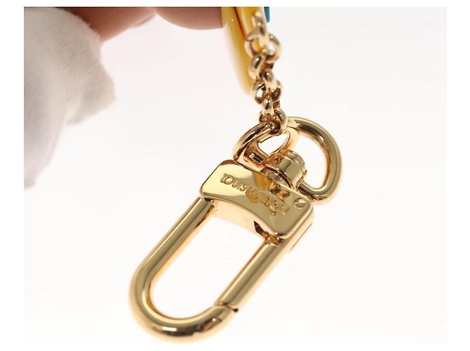 LOUIS VUITTON Petula Skate Charm Metall Gelb M00869 LV Auth 115991S - Ansicht 8