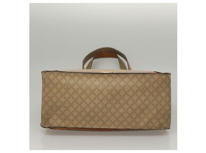 Céline CELINE Macadam Canvas Tote Bag Beige Gold Auth BD1818 Golden - Ansicht 5