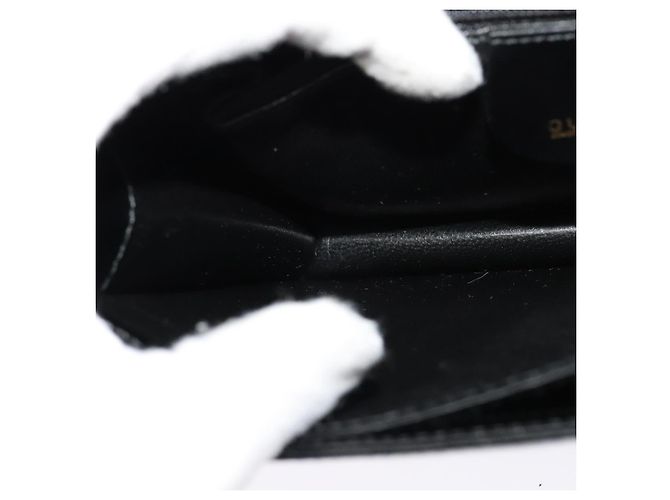 GUCCI Schultertasche aus Leder Schwarz Gold 004 1781 0625 Auth ep8534 Golden - Ansicht 21