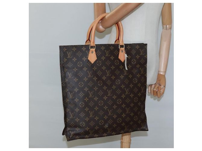 LOUIS VUITTON Monogram Sac Plat Handtasche M51140 LV Auth ep8413 Monogramm - Ansicht 19