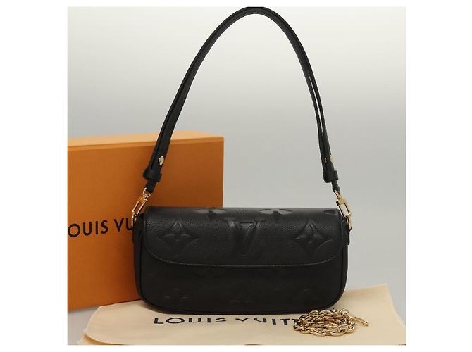 LOUIS VUITTON Empreinte Portafoglio On Chain Ivy Bag Nero M82154 Auth 117138SM - vista 12
