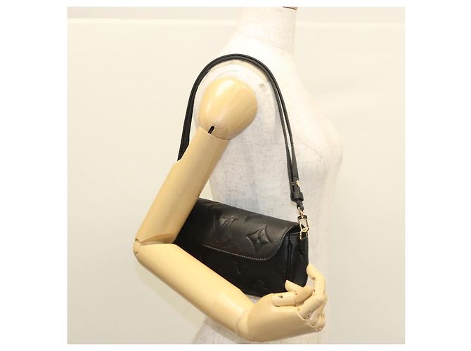 LOUIS VUITTON Empreinte Portafoglio On Chain Ivy Bag Nero M82154 Auth 117138SM - vista 27