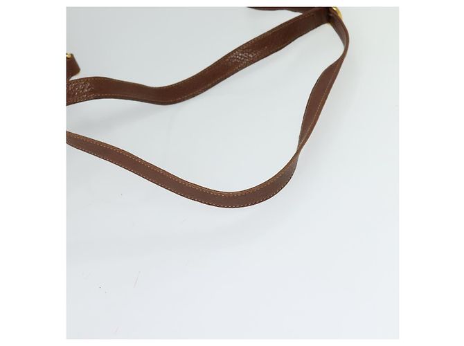 Borsa a Spalla GUCCI PVC Marrone Oro Auth ep8569 D'oro - vista 7