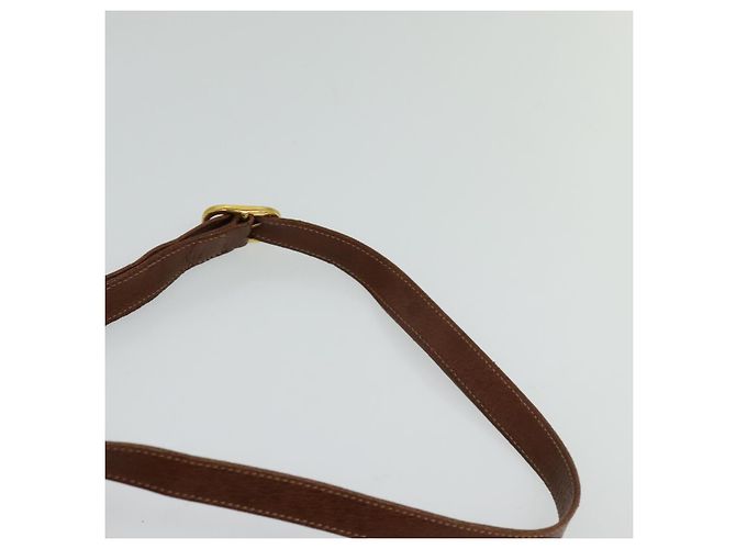 Borsa a Spalla GUCCI PVC Marrone Oro Auth ep8569 D'oro - vista 8