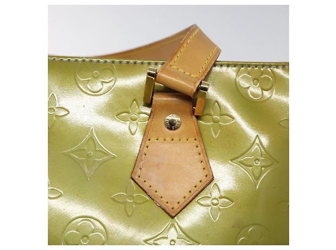 LOUIS VUITTON Monogram Vernis Borsa a Mano Houston Blu Baby M91005 LV Auth 117101 Blu chiaro - vista 18