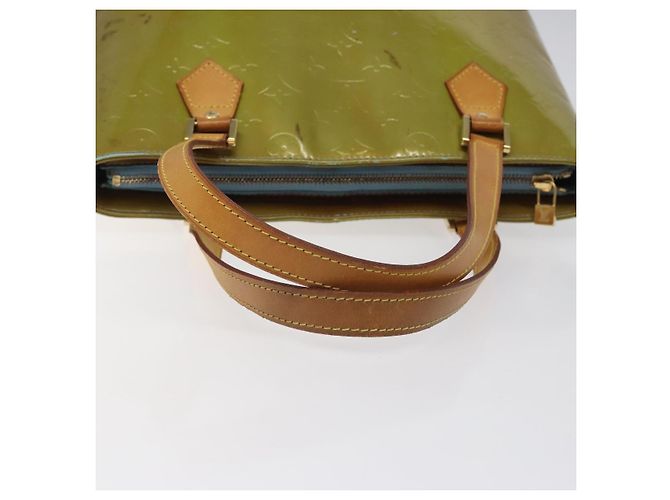LOUIS VUITTON Monogram Vernis Borsa a Mano Houston Blu Baby M91005 LV Auth 117101 Blu chiaro - vista 7