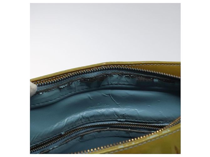 LOUIS VUITTON Monogram Vernis Borsa a Mano Houston Blu Baby M91005 LV Auth 117101 Blu chiaro - vista 9