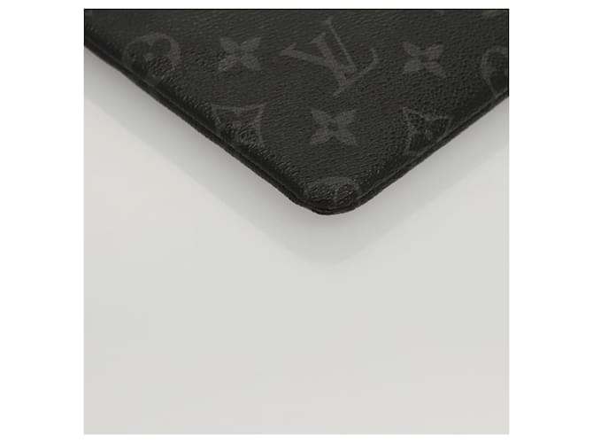 CUSTODIA PER IPHONE LOUIS VUITTON Monogram Eclipse Fragment M64449 LV Auth KD362 Monogramma - vista 15