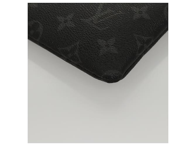 CUSTODIA PER IPHONE LOUIS VUITTON Monogram Eclipse Fragment M64449 LV Auth KD362 Monogramma - vista 16