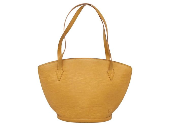 LOUIS VUITTON Epi Saint Jacques Borsa Shopping a Spalla Gialla M52269 Auth MX137 Giallo - vista 13