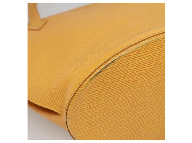 LOUIS VUITTON Epi Saint Jacques Borsa Shopping a Spalla Gialla M52269 Auth MX137 Giallo - vista 14