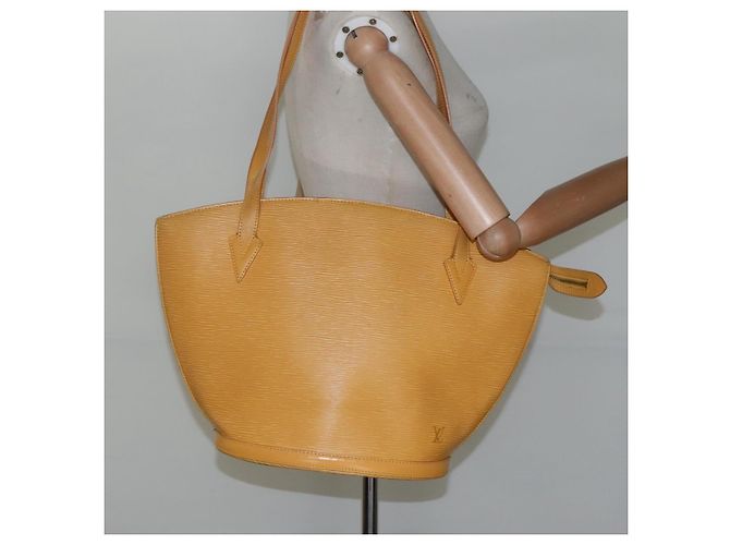 LOUIS VUITTON Epi Saint Jacques Borsa Shopping a Spalla Gialla M52269 Auth MX137 Giallo - vista 21