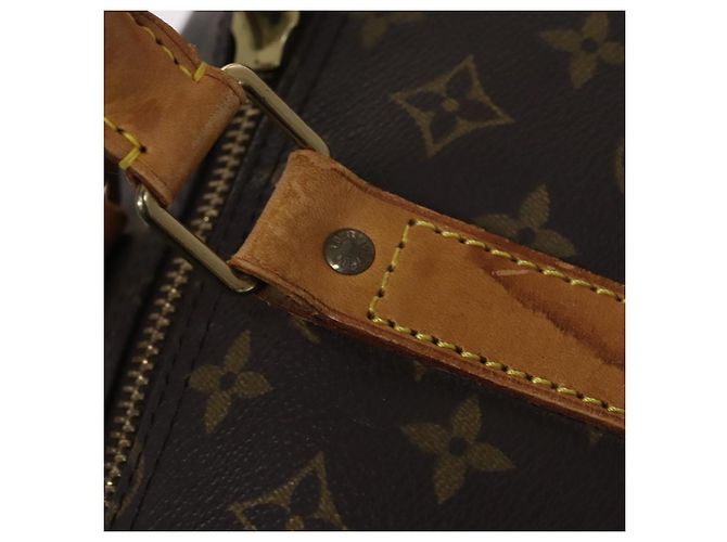 LOUIS VUITTON Monogram Keepall Bandouliere 60 Borsa Boston M41412 LV Auth BD1185 Monogramma - vista 19